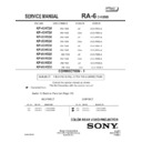 Sony KP-43HT20, KP-53HS20, KP-53HS30, KP-61HS20, KP-61HS30 (serv.man5) Service Manual