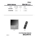 Sony KP-43T100, KP-53SV100 (serv.man2) Service Manual