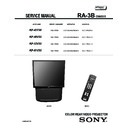 Sony KP-43T90, KP-48V90, KP-53V90, KP-61V90 Service Manual