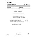 Sony KP-51DS1U, KP-51DS2U Service Manual