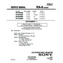 Sony KP-51HW40, KP-57HW40 (serv.man2) Service Manual