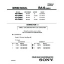 Sony KP-51HW40, KP-57HW40 (serv.man6) Service Manual