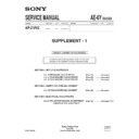 Sony KP-51PX3 (serv.man2) Service Manual