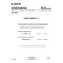 Sony KP-51PX3 (serv.man3) Service Manual