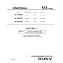 Sony KP-51WS500, KP-57WS500, KP-65WS500 (serv.man3) Service Manual