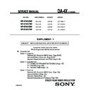 Sony KP-57WV600, KP-57WV700, KP-65WV600, KP-65WV700 (serv.man2) Service Manual