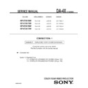 Sony KP-57WV600, KP-57WV700, KP-65WV600, KP-65WV700 (serv.man3) Service Manual