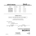 Sony KP-57WV600, KP-57WV700, KP-65WV600, KP-65WV700 (serv.man6) Service Manual