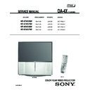 Sony KP-57WV600, KP-57WV700, KP-65WV600, KP-65WV700 Service Manual