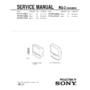 Sony KP-EF41ME3, KP-EF41MN3, KP-EF41SN3, KP-EF48MN3, KP-EF48SN3 Service Manual