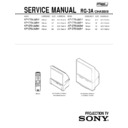 Sony KP-ER43M31, KP-ER43M61, KP-ER43M90, KP-ER43M91, KP-ER53M31, KP-ER53M61, KP-ER53M90, KP-ER53M91 (serv.man2) Service Manual