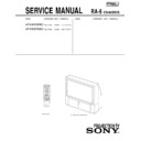 Sony KP-HW51K90J, KP-HW57K90J Service Manual