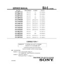 Sony KV-20FS100 (serv.man2) Service Manual