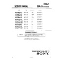 Sony KV-20FS12 (serv.man2) Service Manual