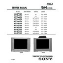 Sony KV-20FS120 Service Manual