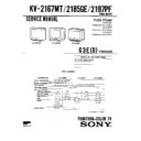 Sony KV-2167MT (serv.man2) Service Manual
