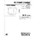 Sony KV-2168MT (serv.man2) Service Manual