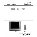 Sony KV-21FS105 (serv.man2) Service Manual