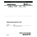 Sony KV-21FS150 (serv.man3) Service Manual