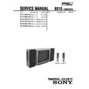 Sony KV-21HFV100 Service Manual