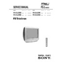 Sony KV-21LS30B Service Manual