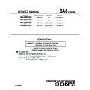 Sony KV-24FS100 (serv.man2) Service Manual