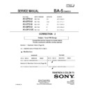 Sony KV-27FS12 (serv.man2) Service Manual