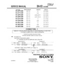 Sony KV-27FV300 (serv.man2) Service Manual