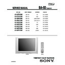 Sony KV-27FV300 Service Manual