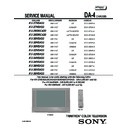 Sony KV-27HS420 Service Manual