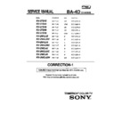 Sony KV-27S42 (serv.man4) Service Manual