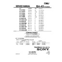 Sony KV-27S42 (serv.man5) Service Manual