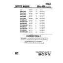 Sony KV-27S42 (serv.man7) Service Manual