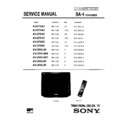 Sony KV-27V40 Service Manual