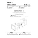 Sony KV-28DX30U (serv.man2) Service Manual