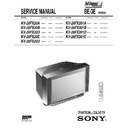Sony KV-28FX201A Service Manual