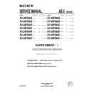 Sony KV-28FX60A (serv.man2) Service Manual