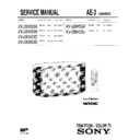 Sony KV-28WS3A Service Manual