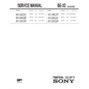 Sony KV-29C2A Service Manual