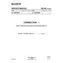 Sony KV-29FX64B (serv.man3) Service Manual