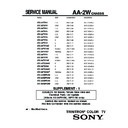 Sony KV-32FS10 (serv.man2) Service Manual