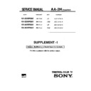 Sony KV-32XBR200 Service Manual