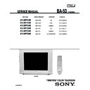 Sony KV-36FS100 Service Manual