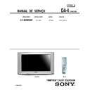 Sony KV-36XBR800 Service Manual