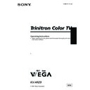 Sony KV-AR29M90 Service Manual