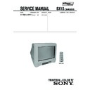 Sony KV-BM142M70 Service Manual