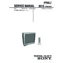 Sony KV-BM212M10 (serv.man2) Service Manual