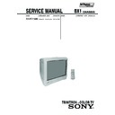 Sony KV-BT21M80 (serv.man2) Service Manual