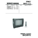 Sony KV-BZ14M70 (serv.man2) Service Manual