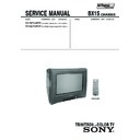 Sony KV-BZ14M70 Service Manual